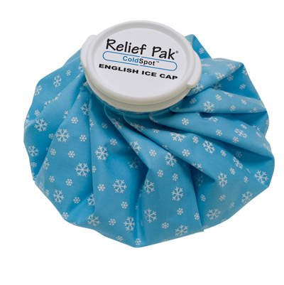 [11-1062] Relief Pak English ice cap reusable ice bag - 11" diameter