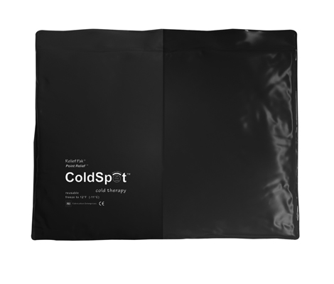[11-1250-12] Relief Pak ColdSpot Black Urethane Pack - standard - 11" x 14" - Case of 12