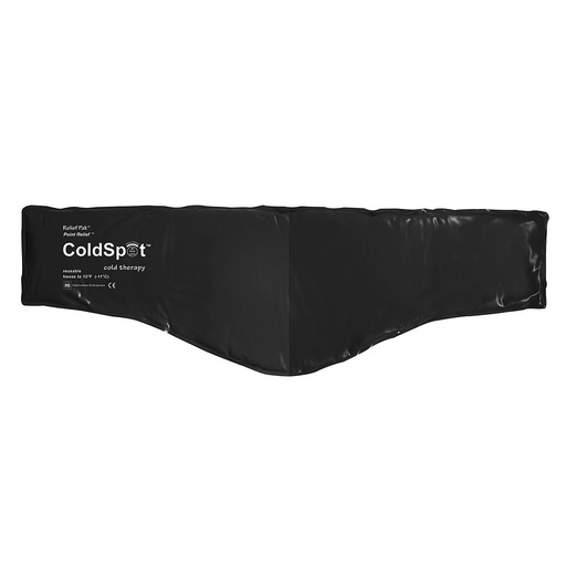 [11-1251-12] Relief Pak ColdSpot Black Urethane Pack - neck contour - 6" x 23" - Case of 12