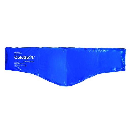 [11-1001] Relief Pak ColdSpot Blue Vinyl Pack - neck contour - 6" x 23"