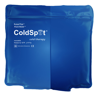 [11-1004] Relief Pak ColdSpot Blue Vinyl Pack - quarter size - 5&quot; x 7&quot;