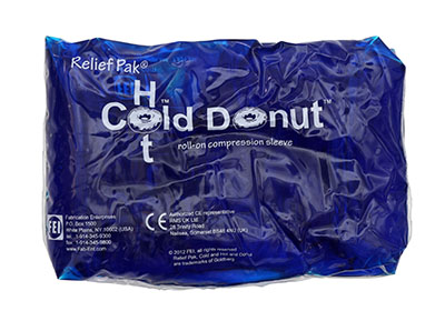 [11-1531-10] Relief Pak Cold n' Hot Donut Compression Sleeve - small (for 15-21&quot; circumference) - Case of 10