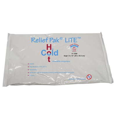 [11-1056-12] Relief Pak Val-u Pak LiTE Cold n' Hot Pack - 8&quot; x 14&quot; Case of 12