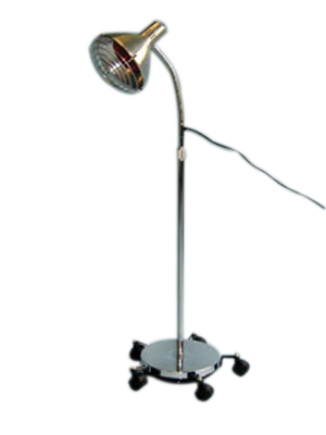 [18-1161] Luminous generator 175 watt ruby lamp with timer, mobile base
