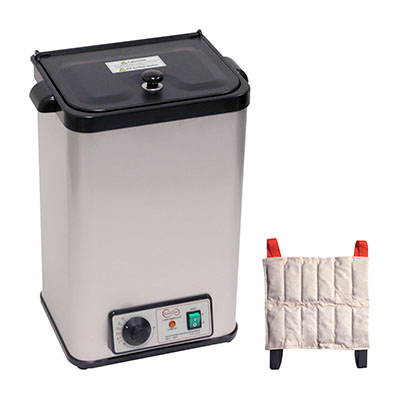[11-1961] Relief Pak Heating Unit, 4-Pack Capacity, Stationary with (4) Standard Packs, 110V
