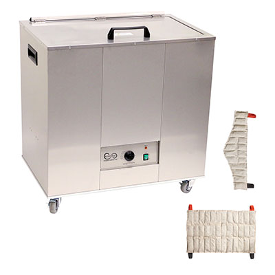 [11-1966-2] Relief Pak Heating Unit, 24-Pack Capacity, Mobile with (8) Oversize and (8) Neck Packs, 110V