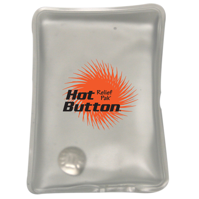 [11-1025] Relief Pak Hot Button Reusable Instant Hot Compress - small - 3.5" x 5.5"
