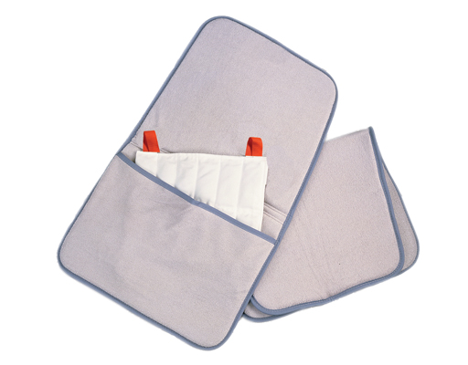 [11-1365] Relief Pak HotSpot Moist Heat Pack Cover - Terry with Foam-Fill - oversize with pocket - 24.5" x 36"