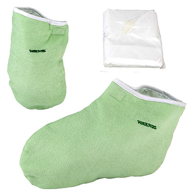 [11-1710] WaxWel Paraffin Bath - Accessory Package - 50 Liners, 1 Mitt and 1 Bootie ONLY