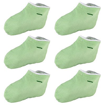 [11-1712] WaxWel Paraffin Bath - Accessory Package - 6 Terry Foot Booties ONLY