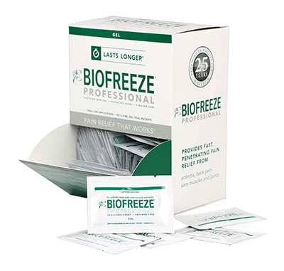 [11-1036-100] BioFreeze Professional Lotion - 3 gram dispenser, 100 packets