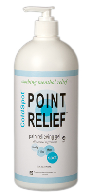 [11-0711-16] Point Relief ColdSpot Lotion - Gel Pump - 32 oz, 16 each