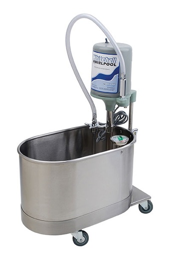 [42-1256B] Extremity Mobile Whirlpool w/stand, 22 gallon, 220V