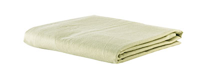 [15-3753CFSA] Massage Sheet Set - Includes: Fitted, Flat and Cradle Sheets - Cotton Flannel - Sage