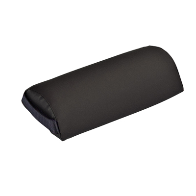 [31-2073BLK] Mini Half Round Bolster - 13" L x 6" Dia - Black