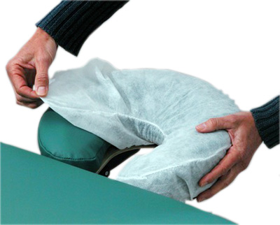 [15-3737-50] Massage Table - Accessory for Headrest - Sani Covers, bag of 50
