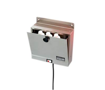 [00-4012] 8 ounce gel warmer, 3 bottle capacity, TM-1 table mounted