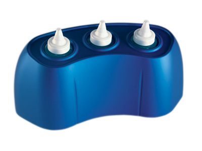 [50-6068W] 8 Ounce Gel Warmer, 3 Bottle Capacity - White