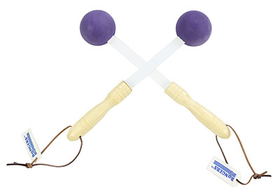 [14-1411] Bongers Percussion Massager, Purple, Pair