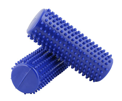 [30-1994-12] Massage roll, 6.5x16 cm, Blue - 1 dozen pairs (24 pieces)