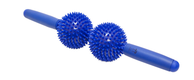 [30-1992] Point Relief Massage Bar - 9 x 43cm - 2 balls - Blue