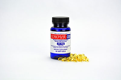[11-0793] AmourCBD 25 mg softgels (30 ct)