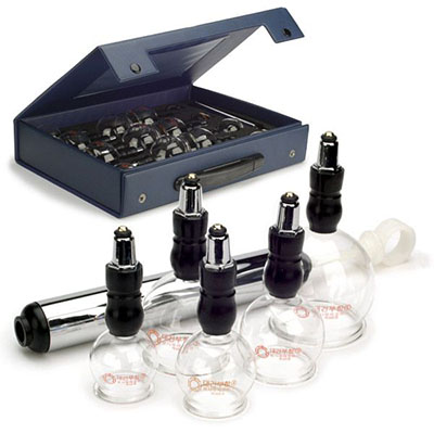 [14-1481] 14 Piece Glass Cupping Set