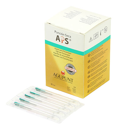 [11-0330] APS, Dry Needle, 0.16 x 25mm, Green tip, box of 100