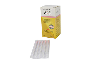 [11-0338] APS, Dry Needle, 0.30 x 50mm, Pink tip, box of 100