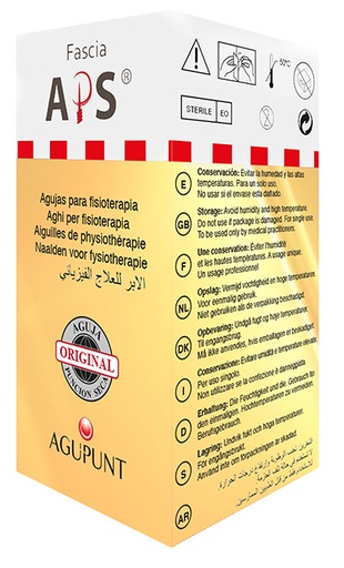 [11-0347] APS, Fascia Dry Needle, 0.25 x 40mm, Light Brown tip, box of 100