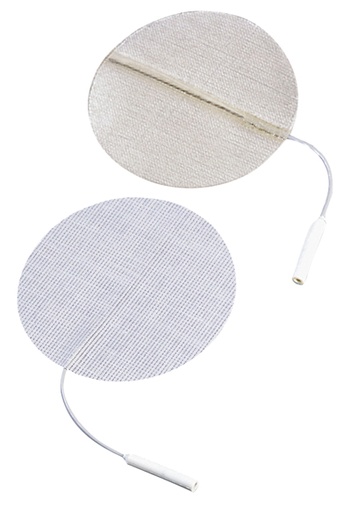 [04-2171-10] Dura-Stick Premium Electrode, 2.0" Round, stainless steel mesh, 40/pack