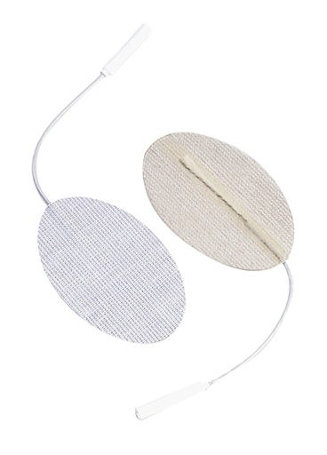 [04-2173-10] Dura-Stick Premium Electrode, 3"x5" Oval, stainless steel mesh, 20/pack