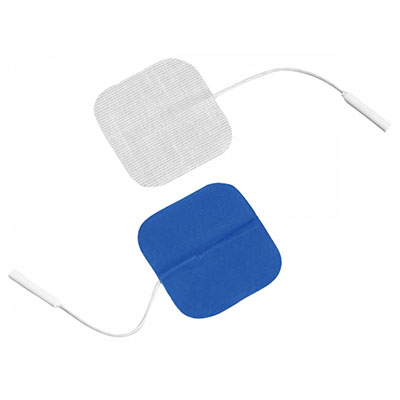 [04-2174-10] Dura-Stick Premium Electrode, 2.0" Square, stainless steel mesh, 40/pack