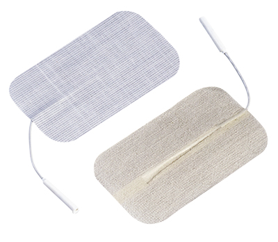 [04-2175-10] Dura-Stick Premium Electrode, 2 x 3.5" Rectangle, stainless steel mesh, 40/pack