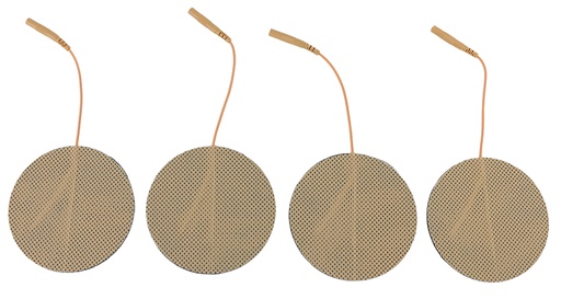 [13-1288-1] FabStim Electrode, 3" Round, pack of 4