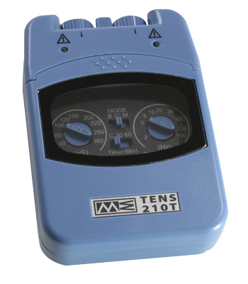 [13-1318] Mettler TENS 210T 2-channel w/timer, accessories and carry case