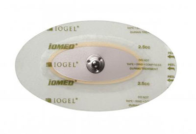 [50-0002-2] IOMED disposable electrodes - IOGEL, medium 2.5cc, pack of 12