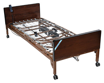 [43-2703] Drive, Delta Ultra Light Semi Electric Hospital Bed, Frame Only