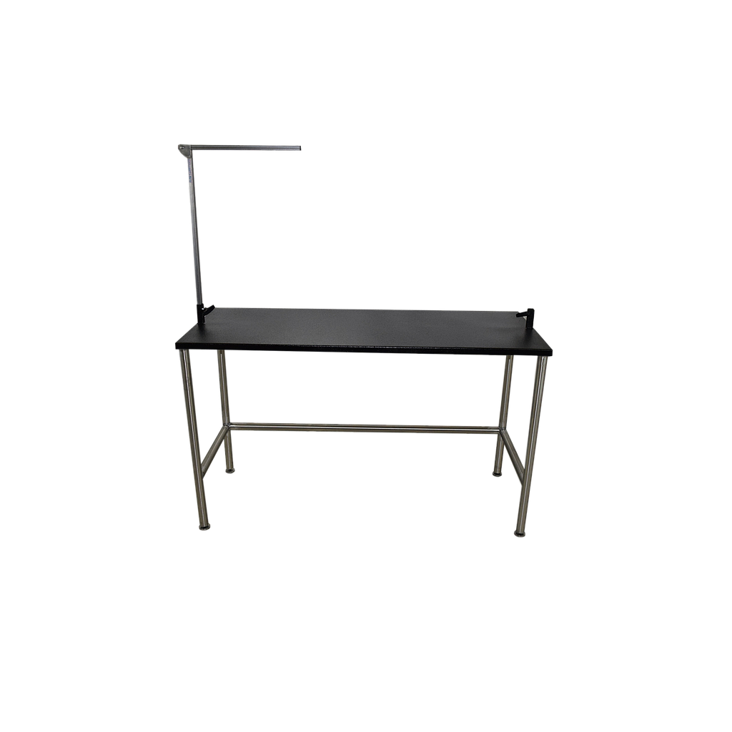 [GB48TST] 48&quot; SS Stationary Grooming Table / w Arm 36&quot; H