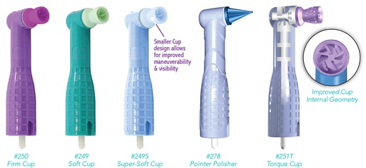 Pac-Dent ProAngle Plus Disposable Prophy Angle, 144/box