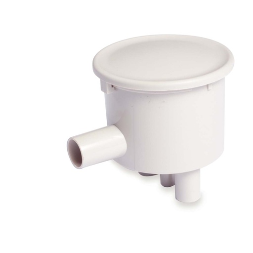 [S-1386] Vacuum Canister, Side Port, Grey