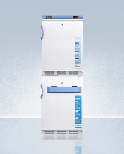 [FF7LW-VT65MLSTACKMED2] 24" Wide All-Refrigerator/All-Freezer Combination