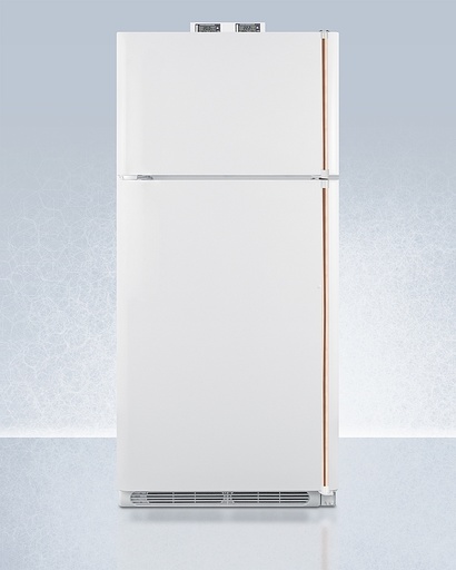 [BKRF18WCPLHD] 30" Wide Break Room Refrigerator-Freezer with Antimicrobial Pure Copper Handle