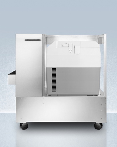 [SPRF36LCART] Stainless Steel Cart with Portable Refrigerator/Freezer
