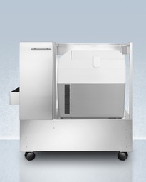 [SPRF36CART] Stainless Steel Cart with Portable Refrigerator/Freezer