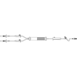 [2C8720] Baxter™ Straight Y-Type Solution Set w/ Standard Blood Filter, CLEARLINK Valve, 103&quot; 