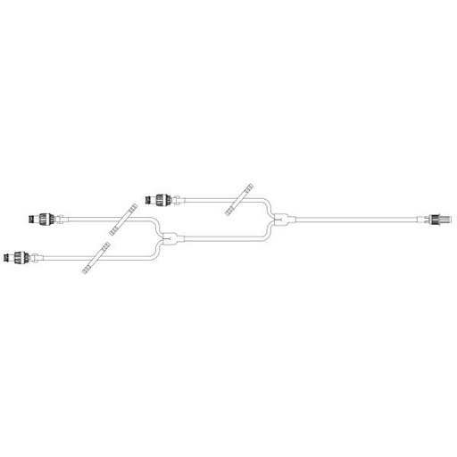 [7N8333K] Baxter™ 3 Lead Catheter Extension Set, Standard Bore, ONE-LINK, Neutral Fluid Displacement, 8.8"