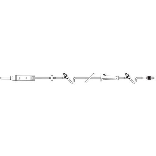 [2C8519] Baxter™ CONTINU-FLO Solution Set, 2 CLEARLINK Valves, Backcheck Valve, 112"