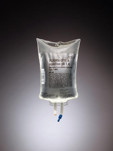 [2B2543Q] Baxter™ PLASMA-LYTE A Injection pH 7.4 (Multiple Electrolytes, Type 1) 500 mL VIAFLEX Container