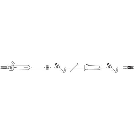 [2C8548] Baxter™ CONTINU-FLO Solution Set, Vented, 2 CLEARLINK Valves, Backcheck Valve, 104"